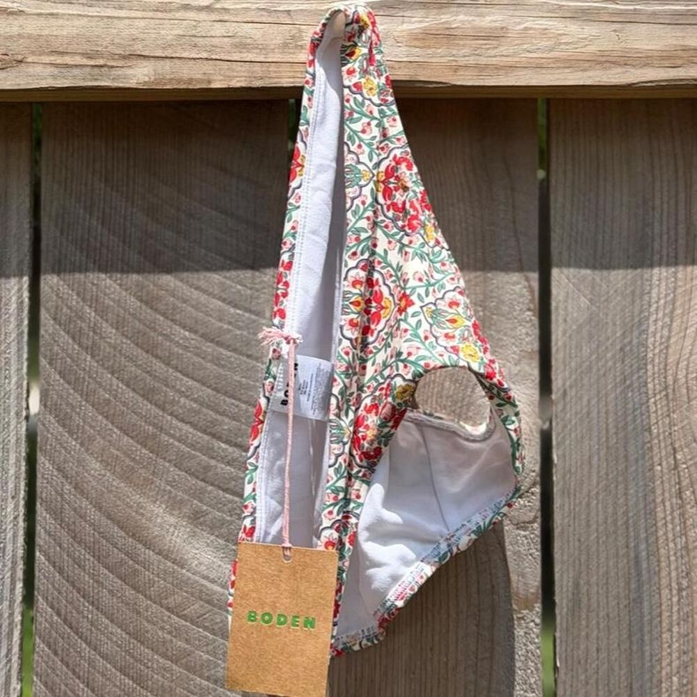 Boden Ithaca halter two-piece swimsuit